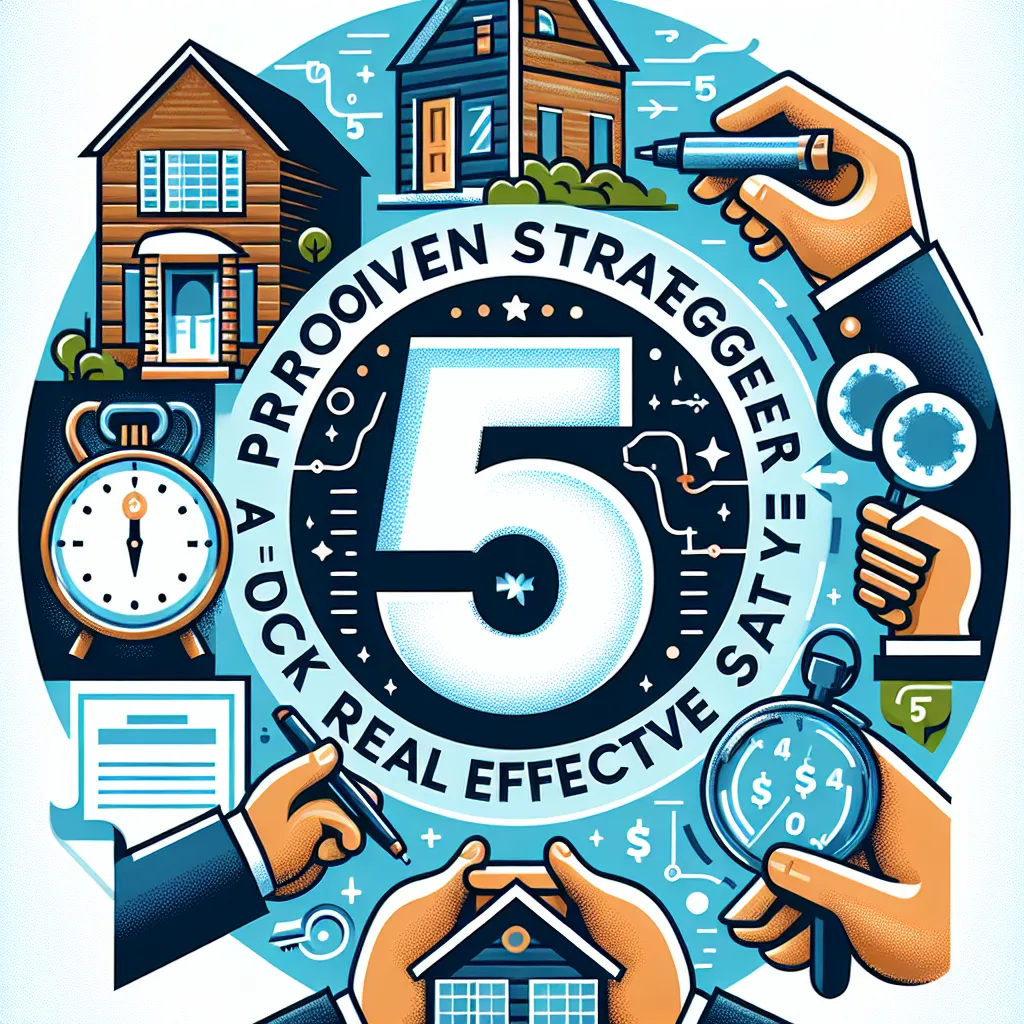 5 Proven Strategies for a Quick and Effective Real Estate Sale